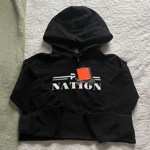 P.E. NATION Cropped Sweatshirt Hoodie